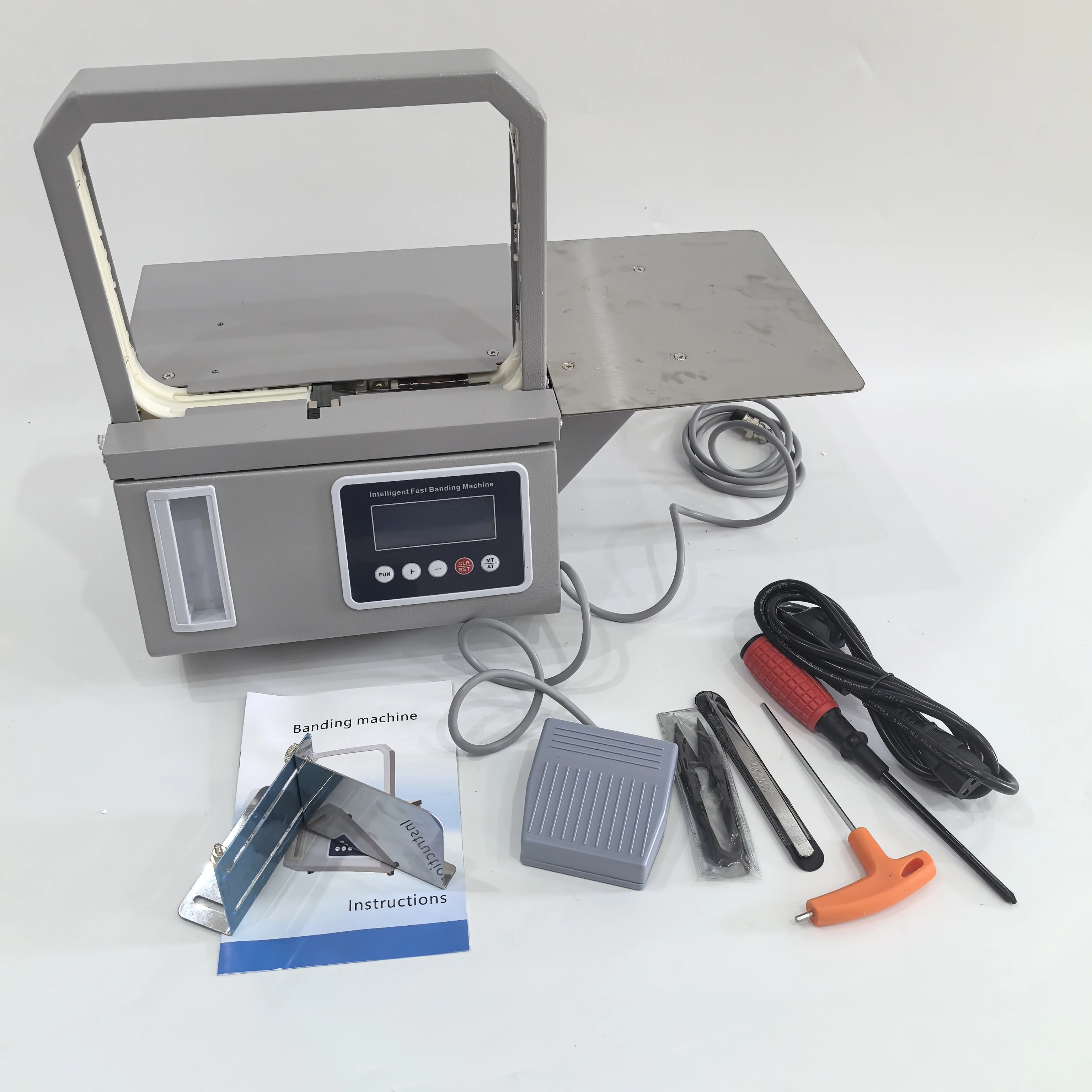Automatic OPP Tape Bundling & Strapping Machine | Banknote, Vegetable, Document & Card Baler | Currency Tying Machine 110V/220V