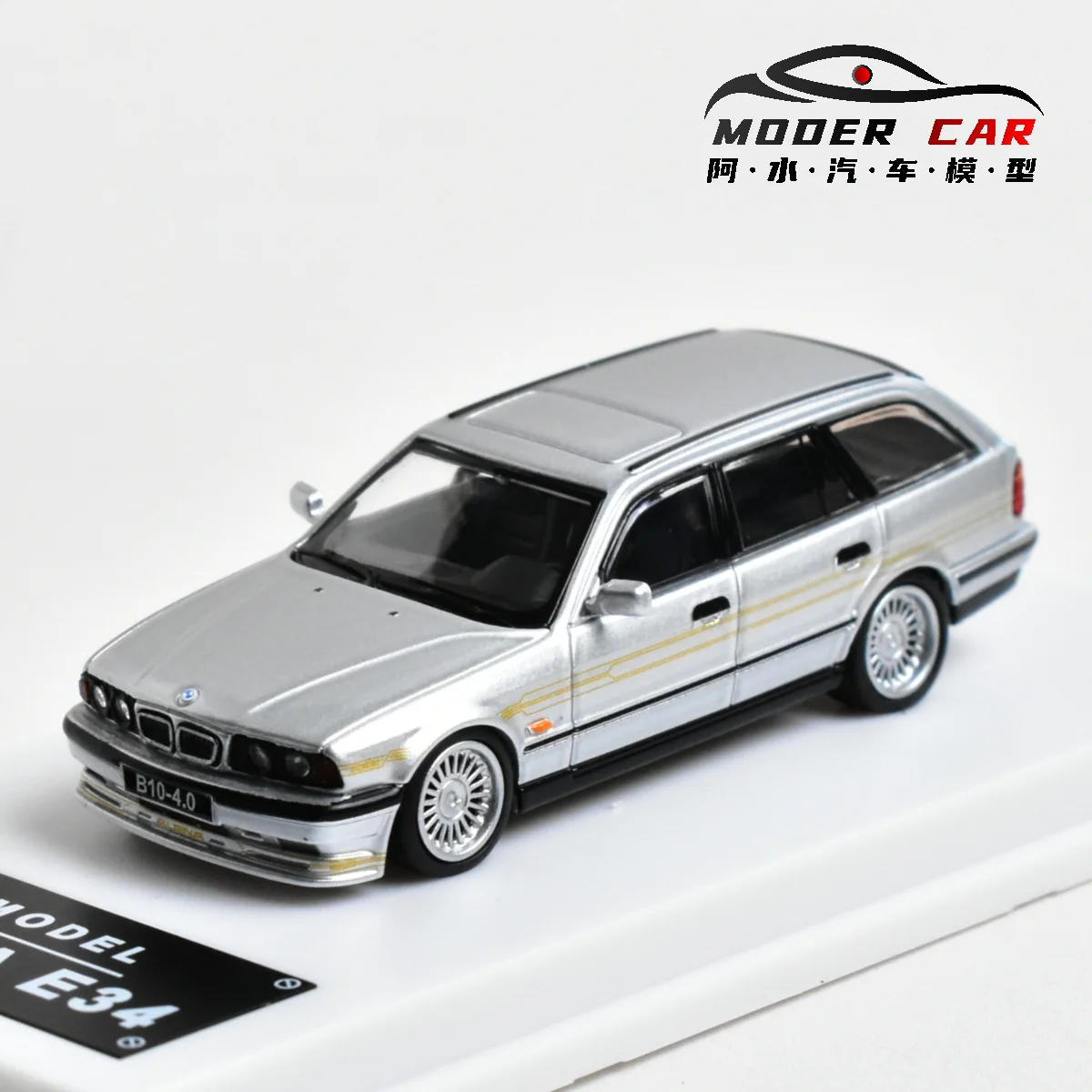 

JY 1:64 Vehicle E34 touring alpina Adults Hobby Diecast Model Car