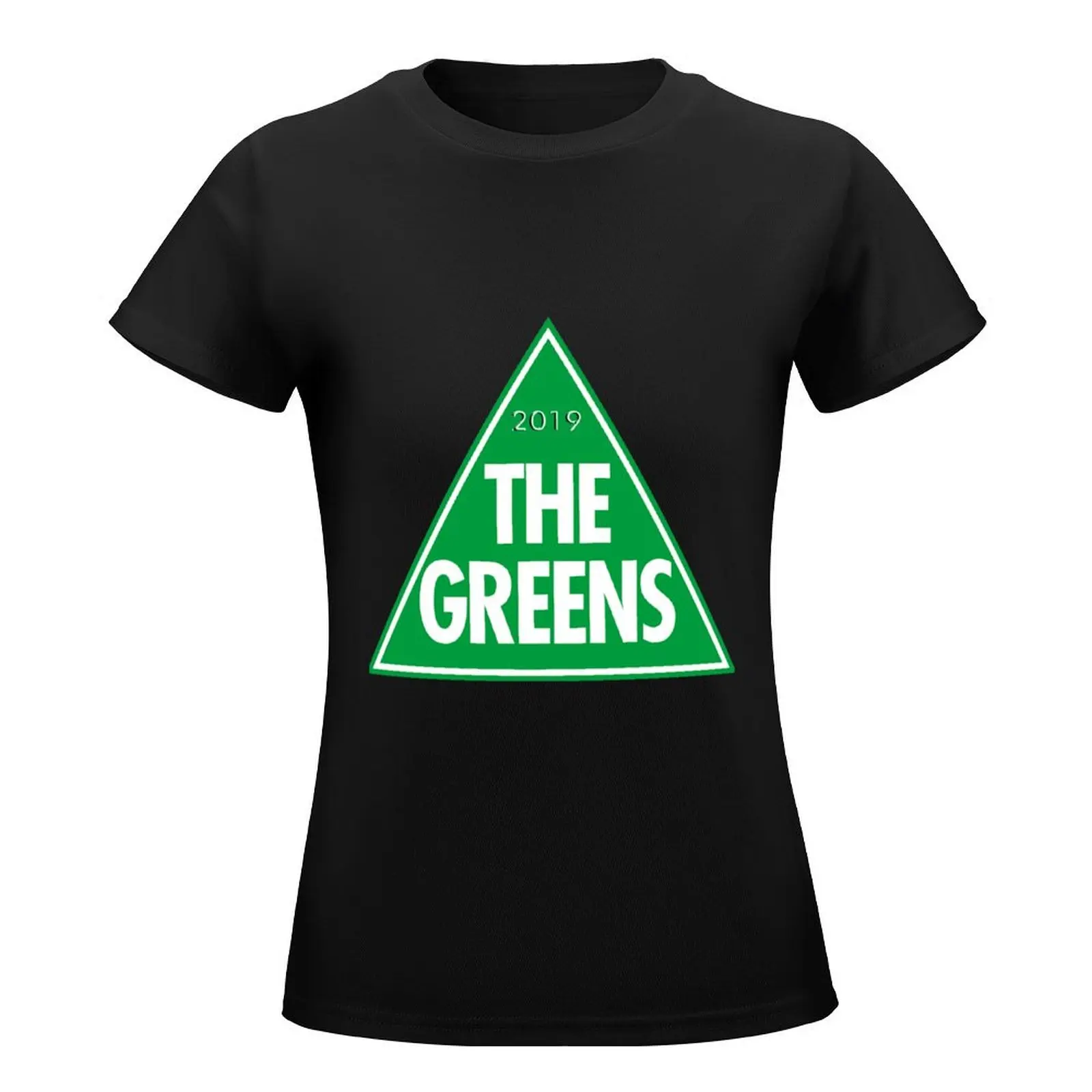 The Greens: The Green Party of Australia 2019 Logo T-Shirt summer tops korean fashion workout shirts for Women