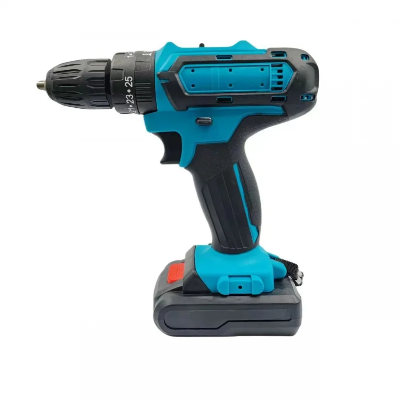 21V multifunctional rechargeable electric screwdriver impact lithium drill with brush