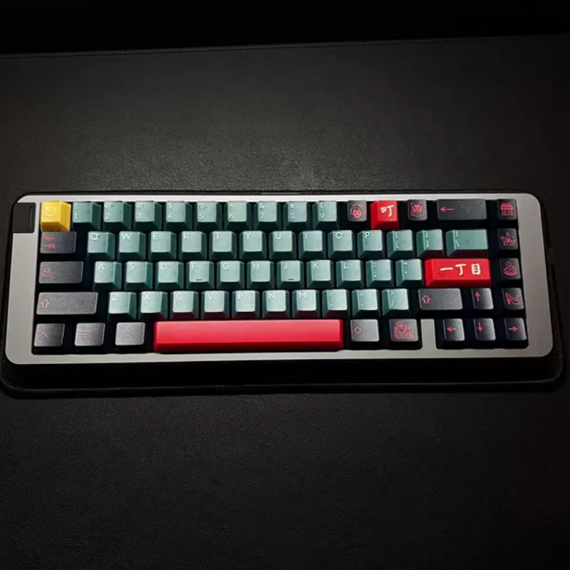 Pbtfans kabuki-cho r2 punkt keycap benutzer definierte 3d halb transparente numpad gelee schlüssel kappen abs spacebar kirsche mechanisches tastatur spiel