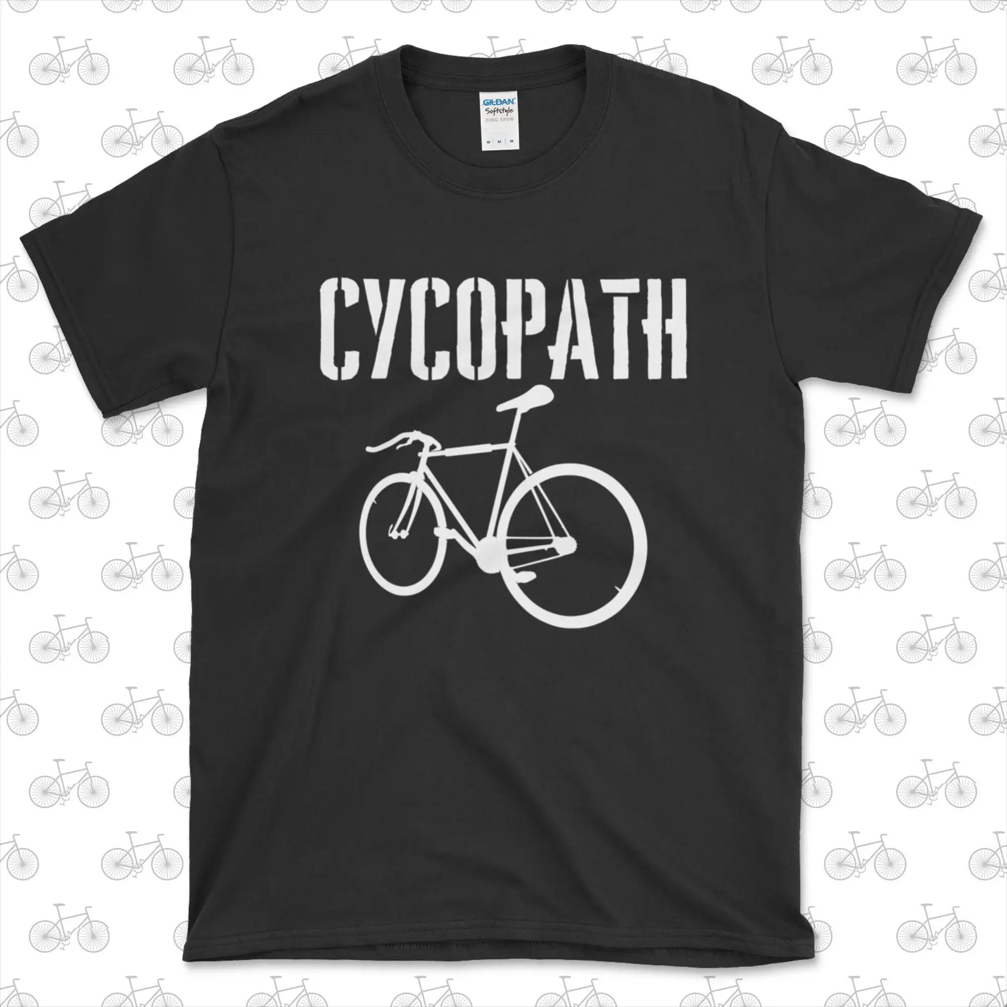 Cycling T Shirt Funny For Cyclist Cycopath Men'S Ladies Top Mens Psychopath Uk