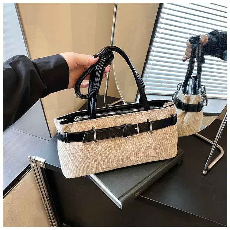 2025 Nuova borsa a tracolla Borsa a tracolla con tracolla regolabile da donna - Borsa casual leggera per pendolarismo/Essenti essenziali quotidiani/Shopping