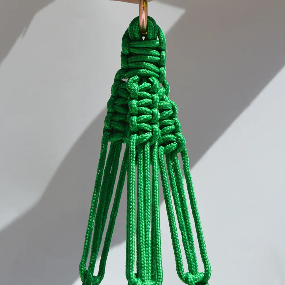Natural Jute Plant Hanger Durable Indoor Outdoor Hanging Pot Plant Holder Balcony Ceiling Deck Decorations Green