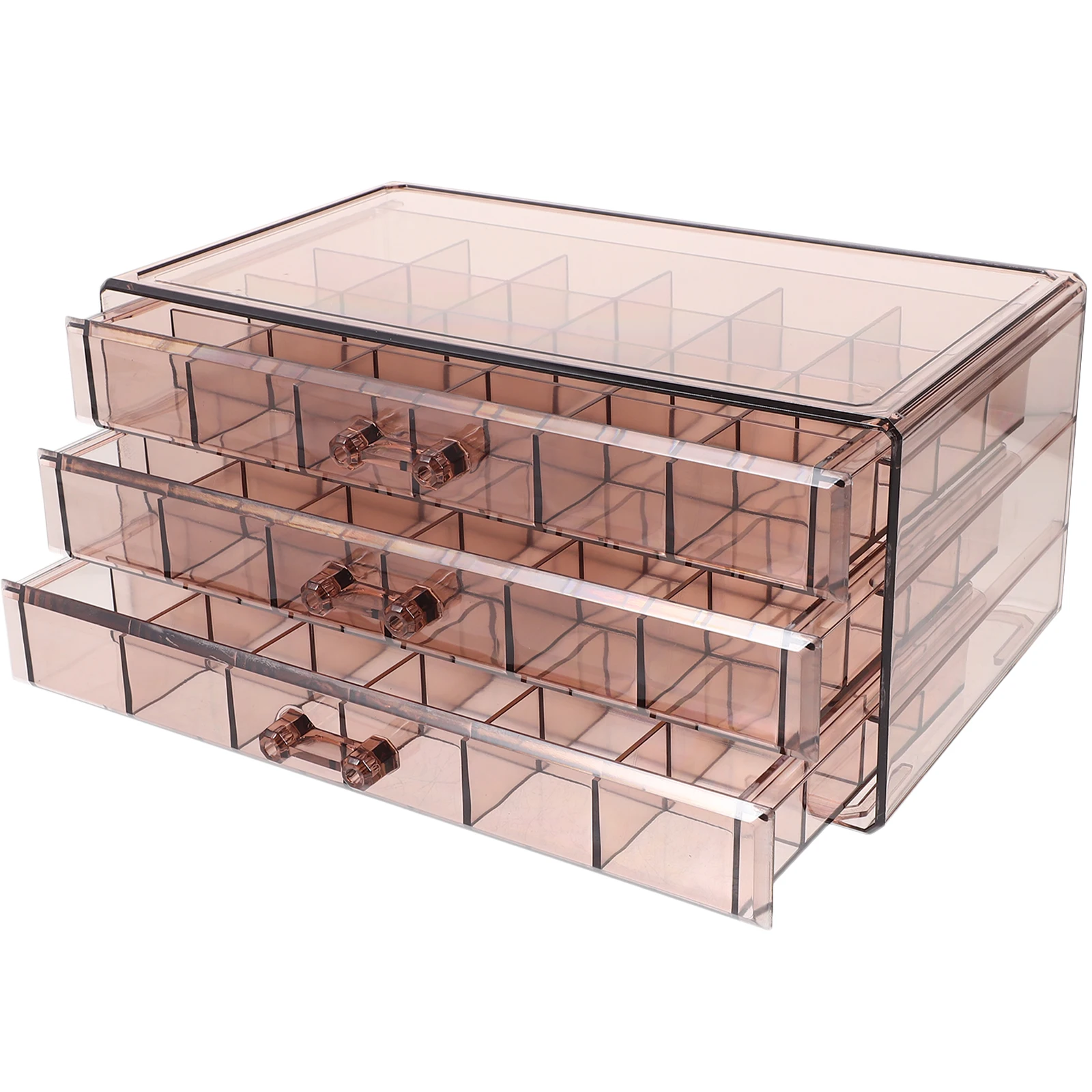 

Jewelry Storage Box Organizer with Compartments for Rings Necklaces Bracelets Brooches Desktop Trinket Container Display