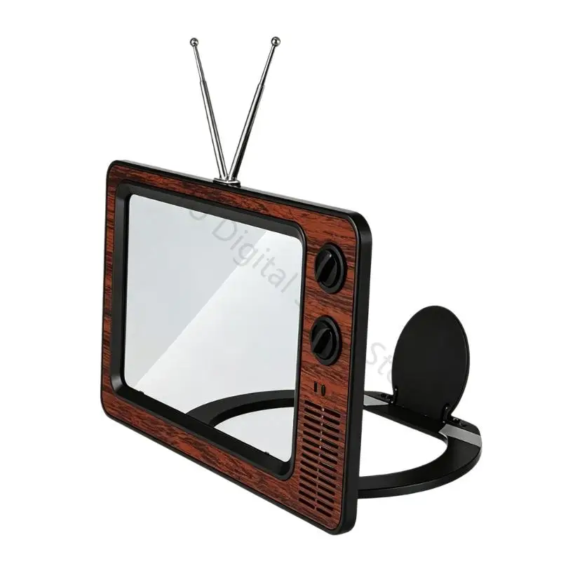 96BA 12-Zoll-Retro-TV-Telefon-Bildschirmlupenständer mit nicht blauem Licht, faltbare Designs für Heimkino und Videoansehen – Detail 10