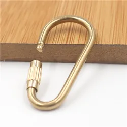 1pc 36mm Solid Brass Cast O-Ring Openable Round Connect Buckle for Webbing Leather Craft Bag Strap Belt Pet Collar High Quality