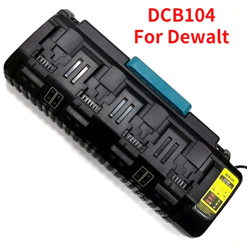 

DCB104 Charger Rapid Optimum 4 Port 3A Chargin Current For Dewalt 10.8V 14.4V 18V 20V 60V Lithium Battery DCB112 DCB115