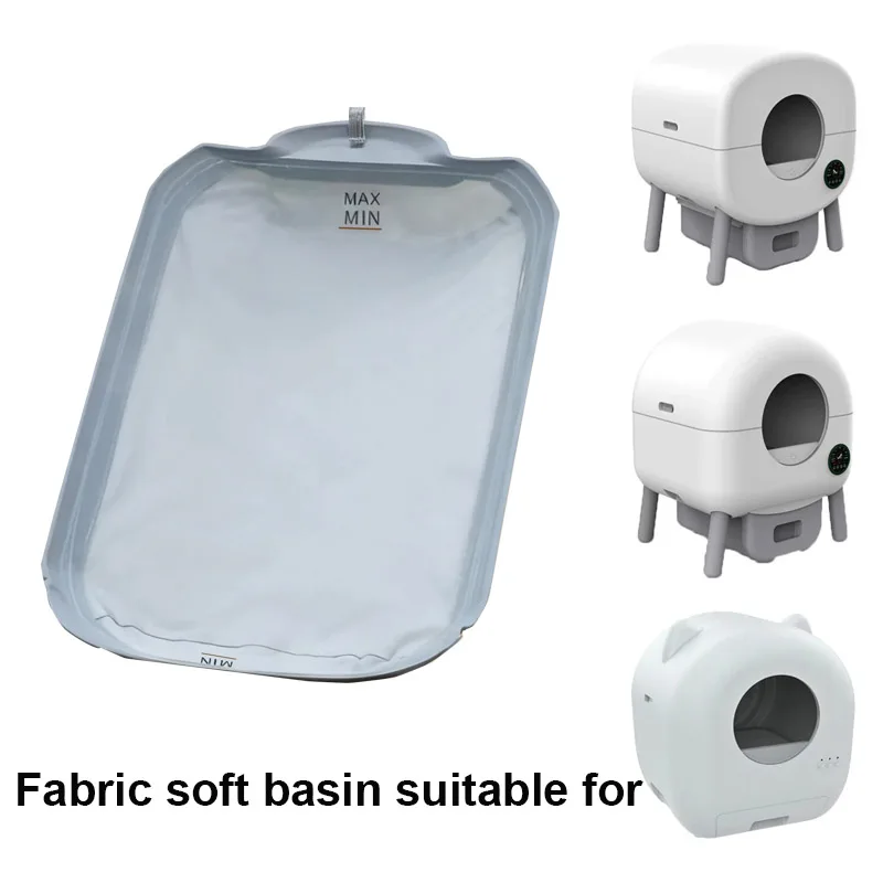 

Smart Cat Litter Box Accessories Waterproof Pad Soft Fabric Basin Soft Mat Removable Liner For 95L Automatic Cat Litter Box Tuya