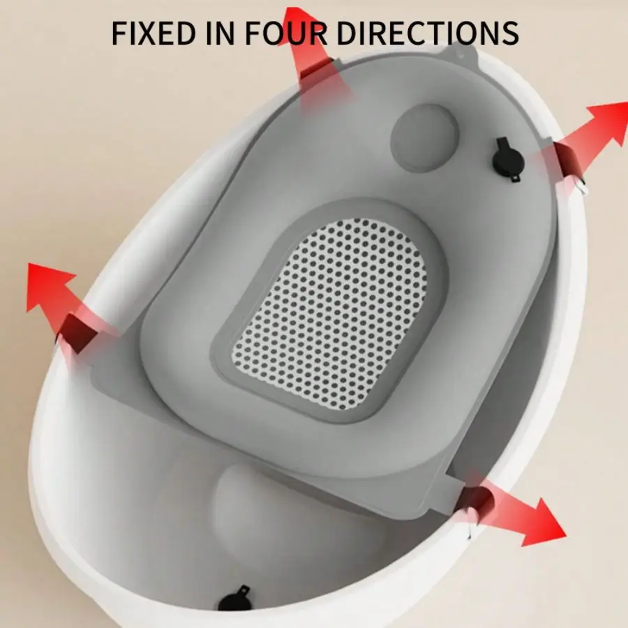 سجادة حمام قابلة للتعديل غير قابلة للانزلاق للأطفال - رف حمام عائم لحديثي الولادة، سجادة حمام للأطفال حديثي الولادة #2