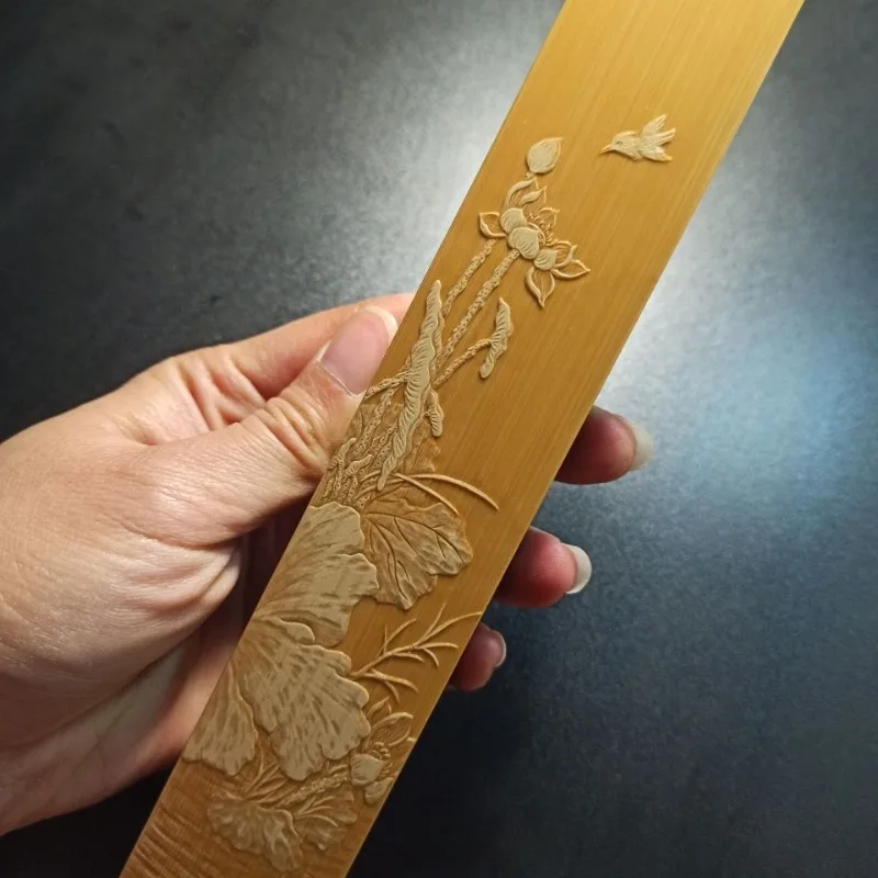 Bamboo sealed can storage tea can bamboo products handicrafts pure hand carving