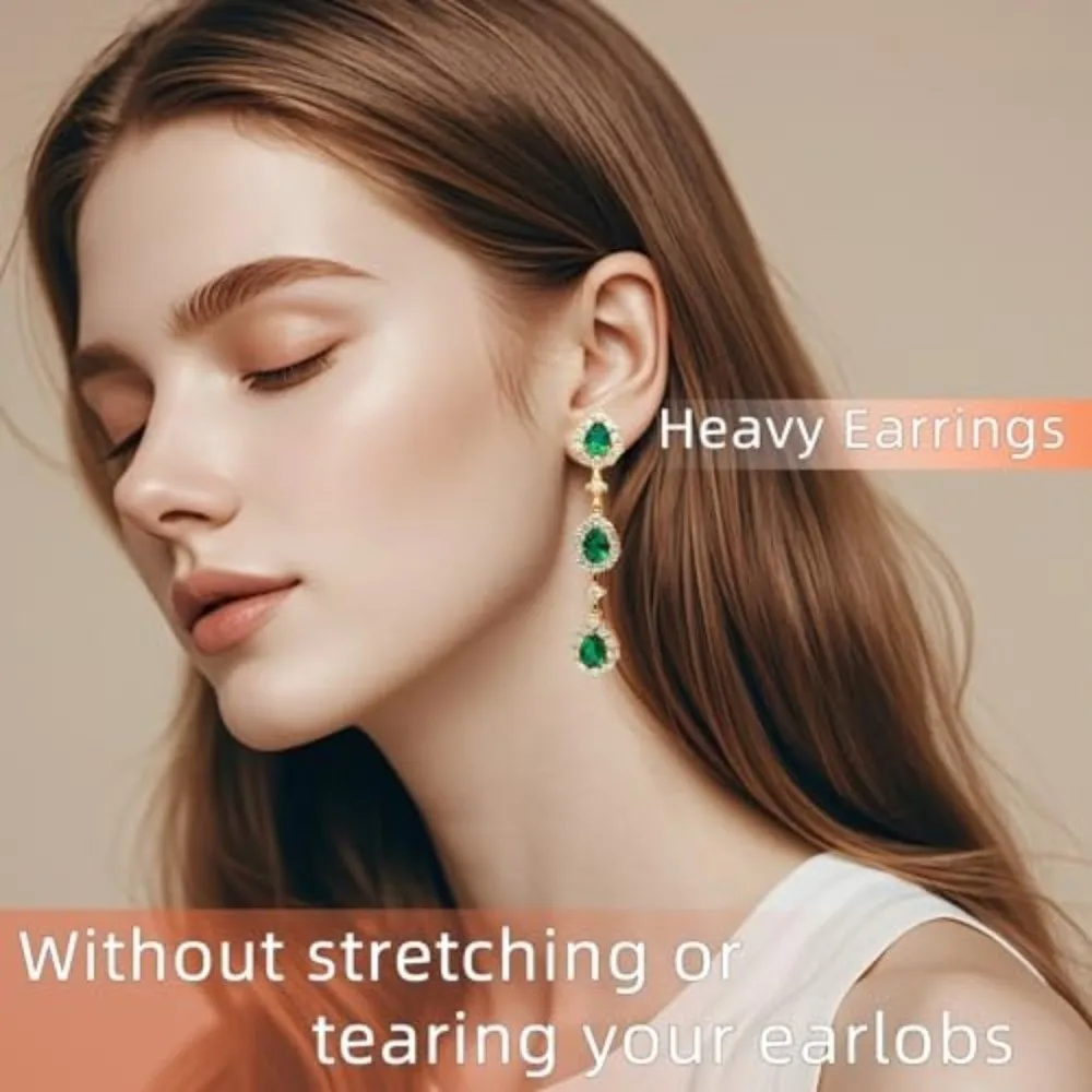 New Flexible Earring Lifter Silicone Reusable Earring Support Back Washable Plastic DIY Jewelry Accessory Heavy Studs