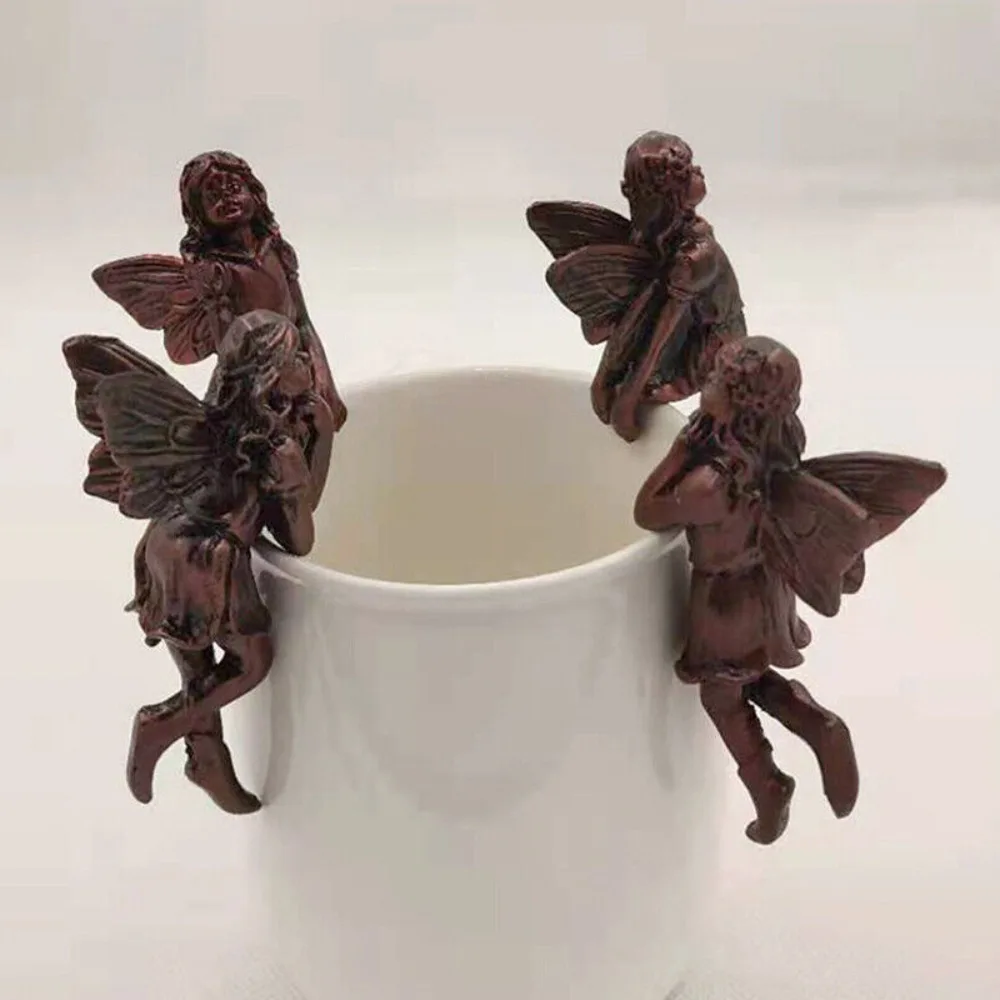 

Resin Potting Pendant New Hanging 8.5CM Sculpture Cup Hanging Huggers Mini Cup Decorations Garden