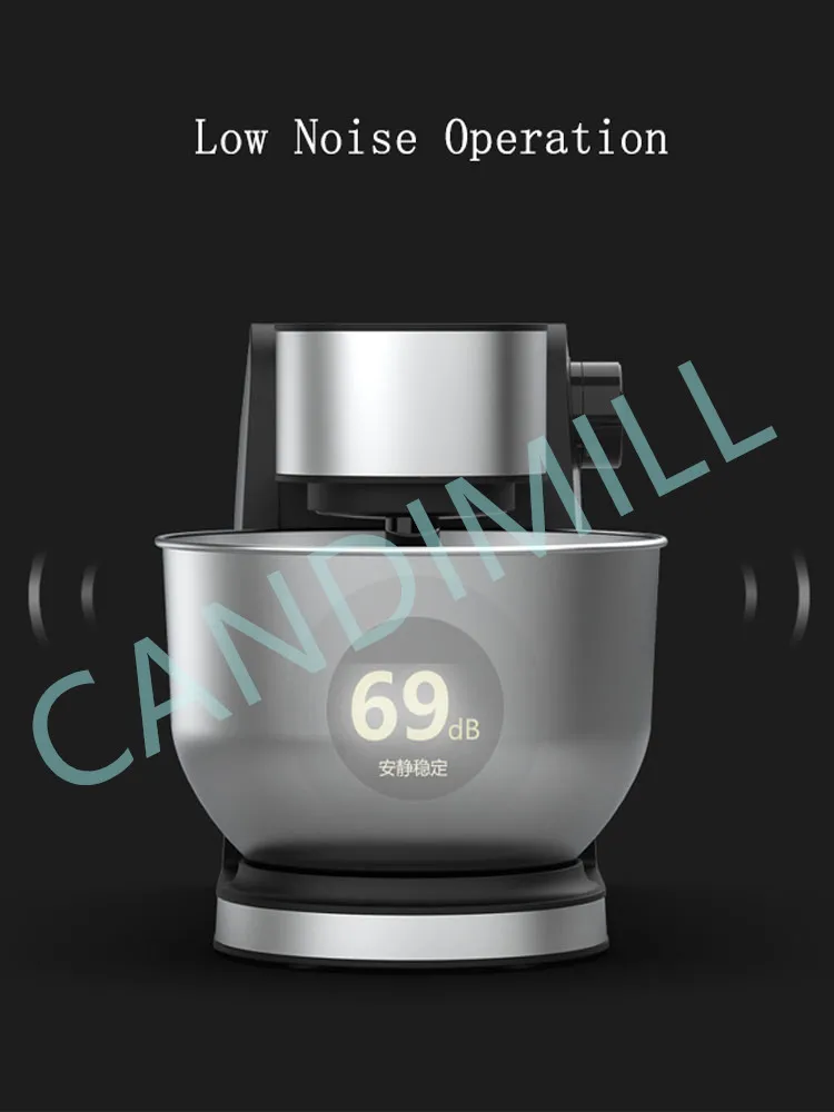 المنزلية الصغيرة الشيف آلة ثلاثية الأبعاد 5L سطح المكتب الكهربائية دلك العجين خافق البيض لتحريك الحليب الطازج وكريم الخفق