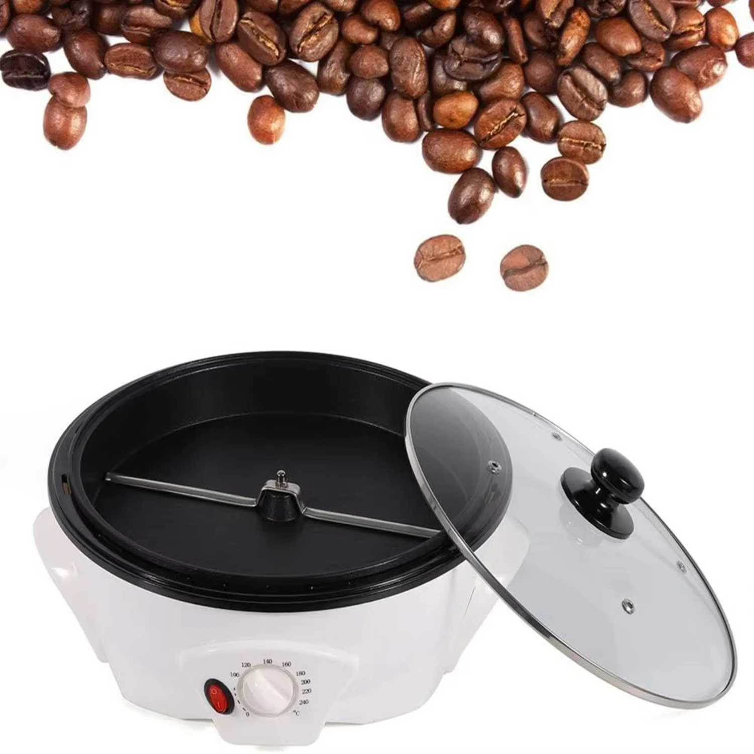 Commercial Coffee Bean Roaster 110V 1200W  Coffee Bean Roasting Machine  Coffee Bean Nut Peanut Cashew