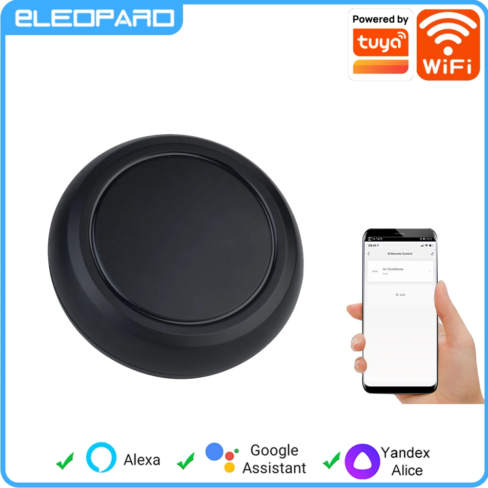 Eleopard Tuya Smart Life APP IR RF Remote Control WiFi Home for Air Conditioner ALL LG TV Garage Door Support Alexa,Google