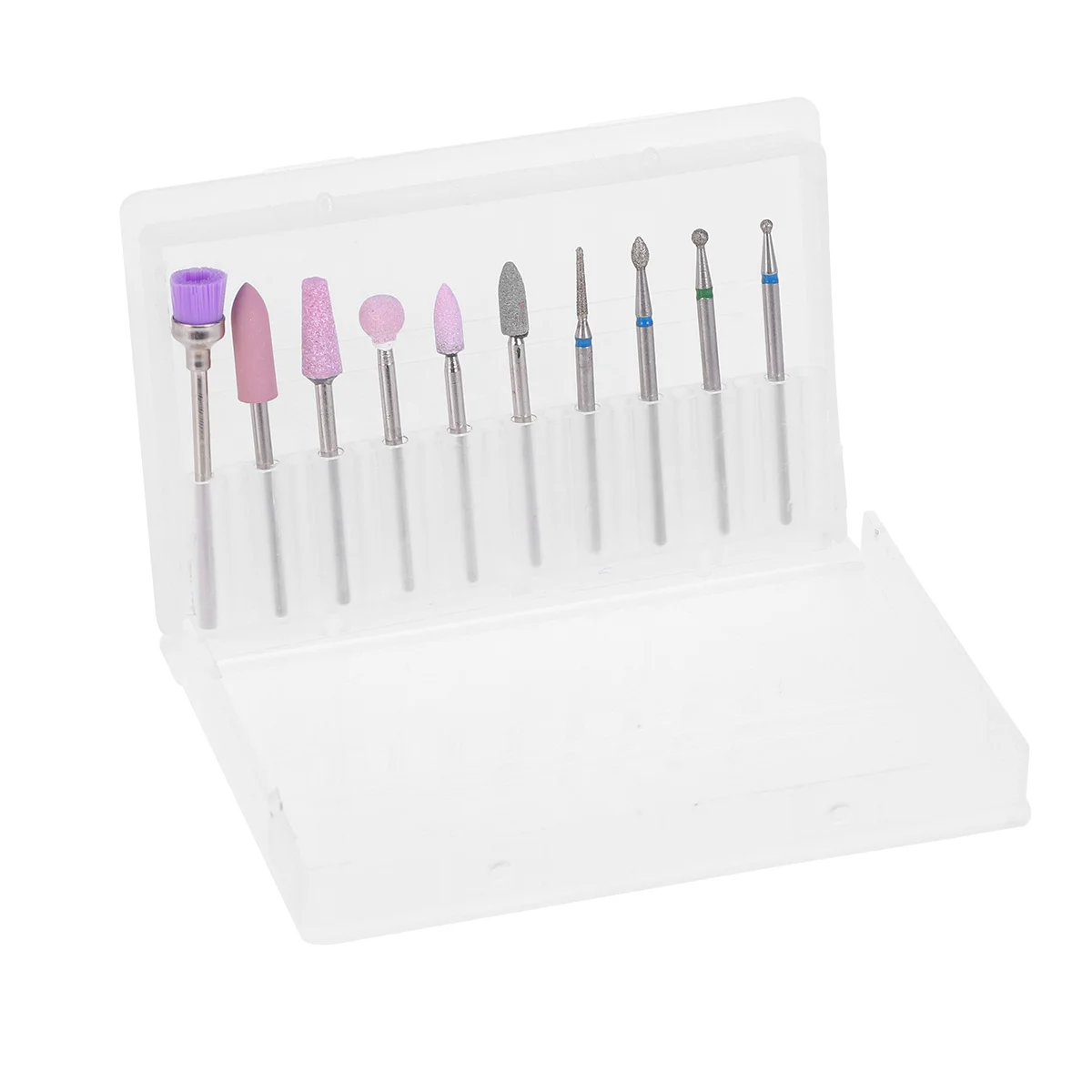 

Tungsten Steel Alloy Nail Drill Bits Set Professional Manicure Pedicure Nail Grinding Head Tool Kit for Natural