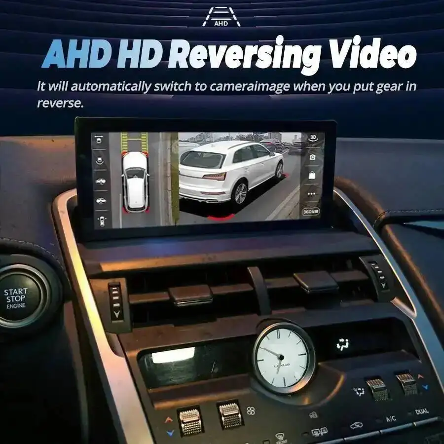 For Lexus NX NX200 2014-2021 Android 15 Auto Stereo Car Radio Video Player GPS Navigation Wireless Carpy Head Unit WIFI 4G BT