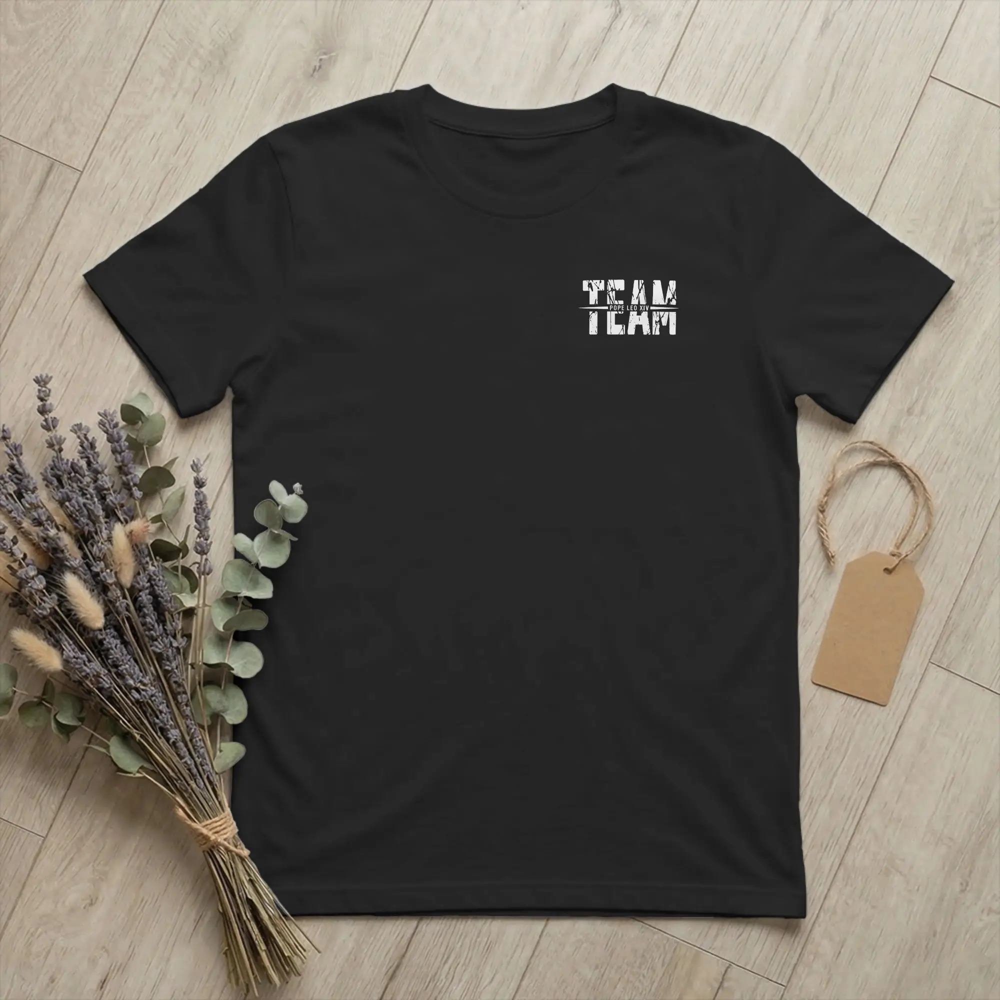 Team Pope Leo XIV Men's T Shirt Cardinal Robert Prevost Fun Tee Shirt Short Sleeve Round Collar T-Shirt Cotton Gift merchandise