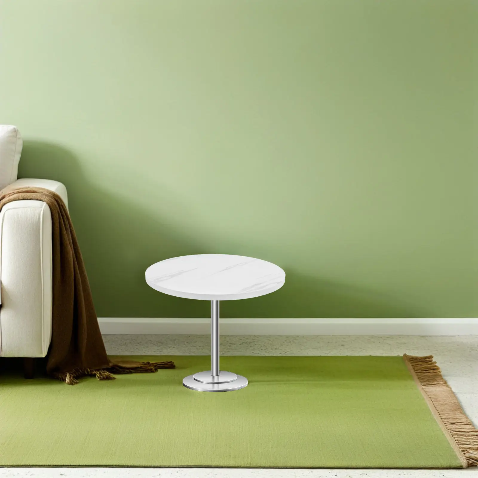 

Круглая сменная столешница с безопасными гладкими краями, диаметр 40 см, универсальная, для использования в помещении и на улице, для обеденных столов, кофейных и бистро-столов