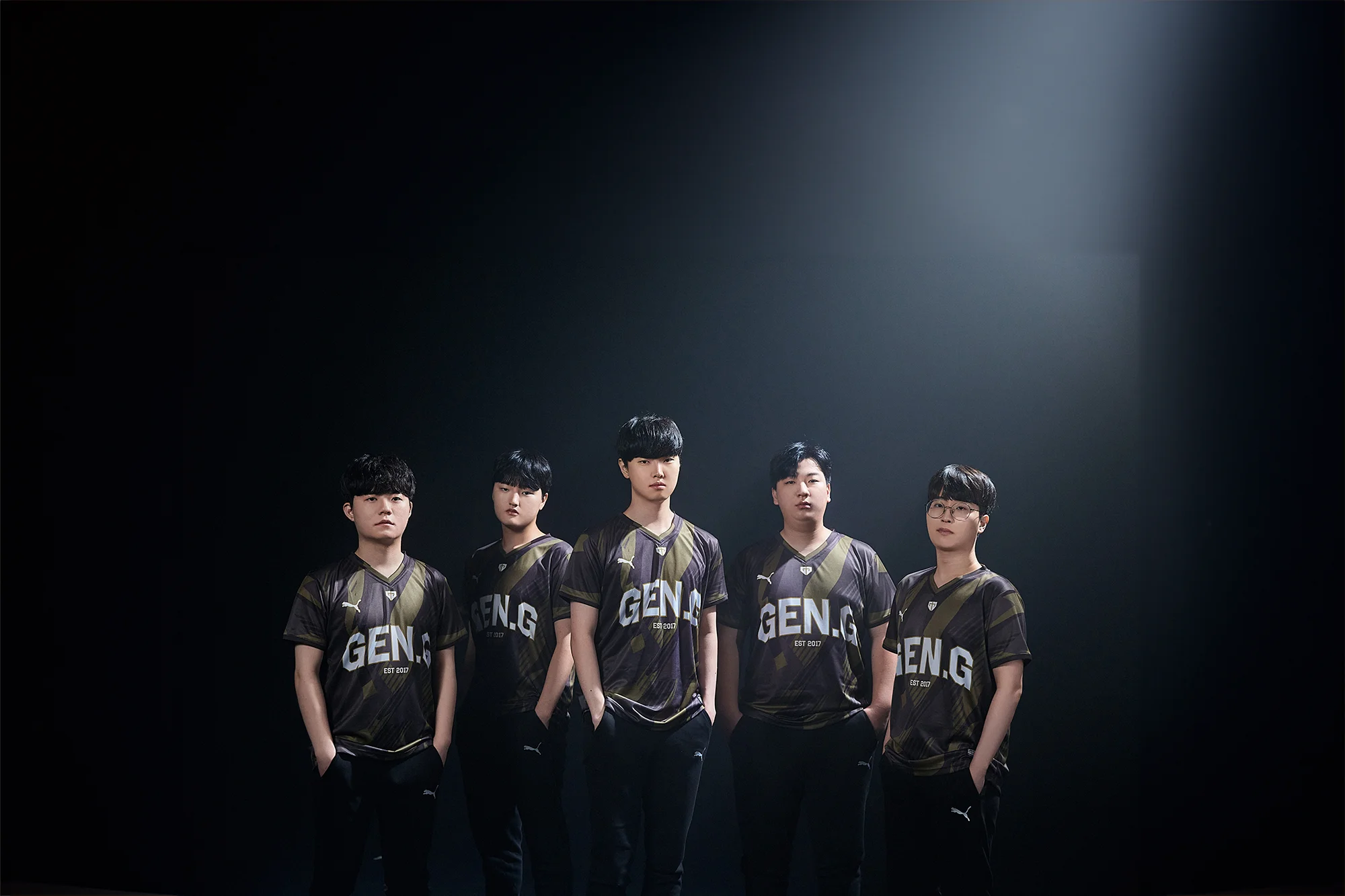 GENG Team Uniform Chovy Same Style S14 New MSI Competition Uniform Quick Drying Short Sleeved T-Shirt Men's Half Sleeved Shirt