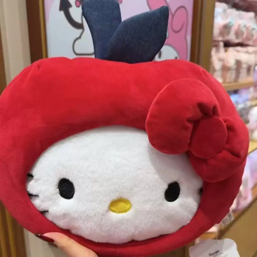 Aoger كارتون مرحبا كيتي أفخم لطيف أبل سماعة KT ألعاب من نسيج مخملي حقيبة قلادة المفاتيح دمية عيد الميلاد هدية عيد ميلاد #3