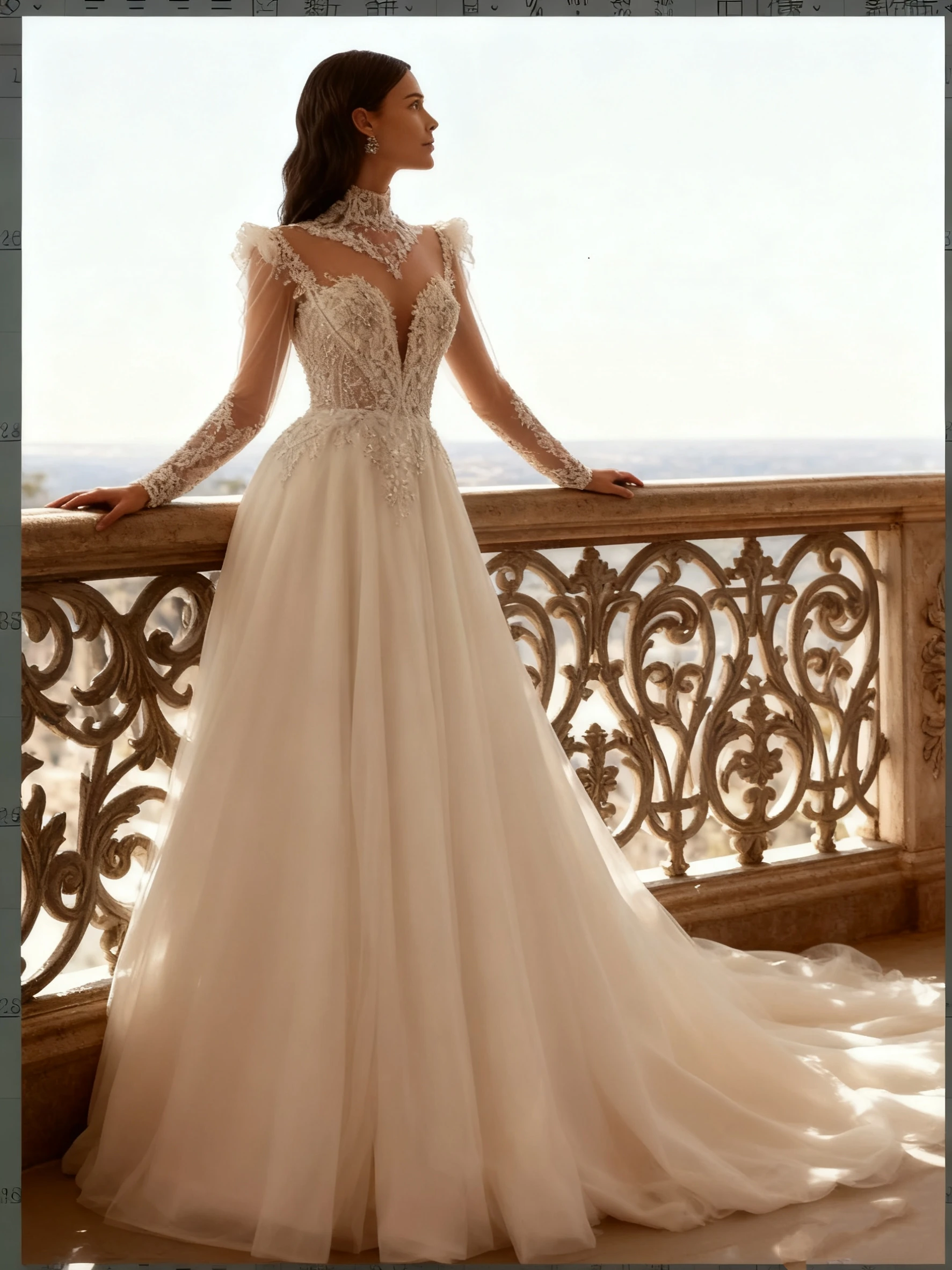 Lakshmigown Luxury Arabic Long Sleeve Wedding Gowns Beading Vestidos 2024 Vintage Muslim Bridal Dresses High Neck Customized