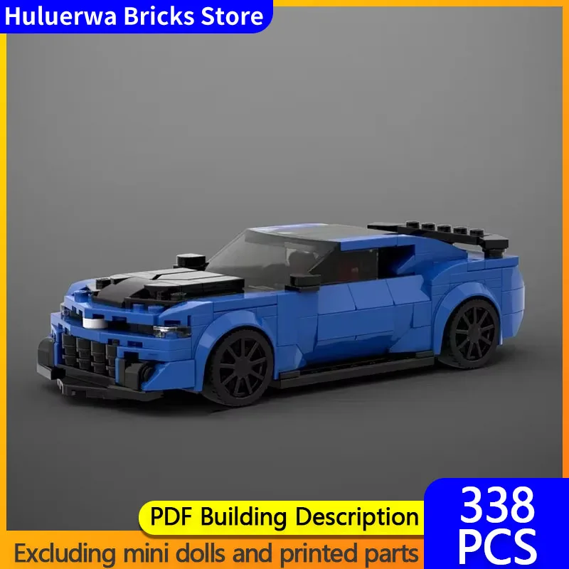 City Car Speed Champion Model MOC Building Bricks ZL1 1LE Sports Car Modular Technology Gift Holiday Assemble Children Toys Suit