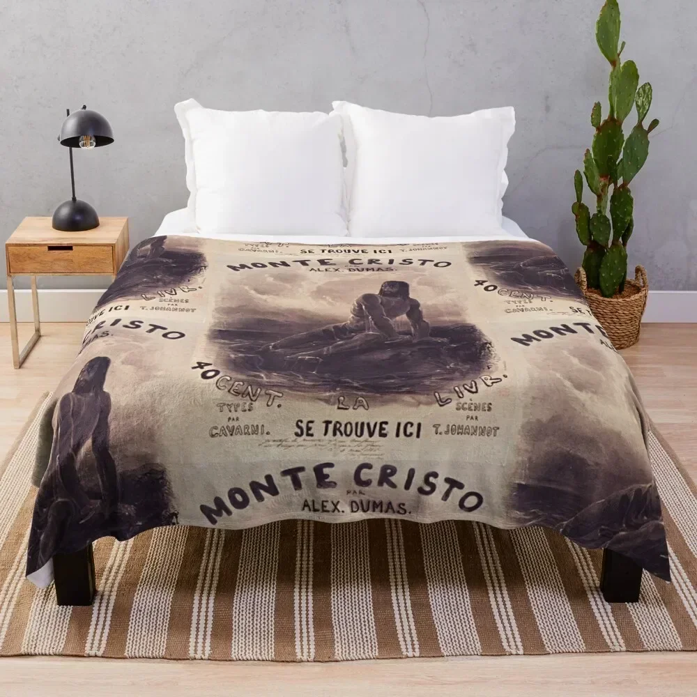 

The Count of Monte Cristo Throw Blanket All Season Lightweight Soft Blanket for Bed