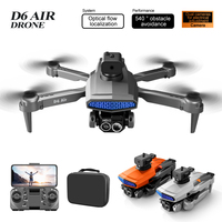D6 Air Drone 8K HD Professional Obstacle Avoidance Optical Flow Dual Camera Aerial Photography Dual-Camera Fold Gift 2025New