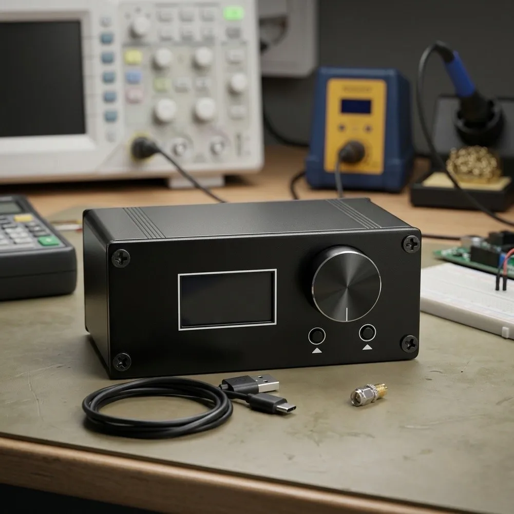 10kHz-220MHz Variable For Frequency Oscillator VFO for QRP Transceiver DIY Radio Project with Si5351 and Support