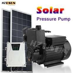 DC 48 Volt 1HP Solar Pressure Water Pump Kit South Africa for Sale Self-Priming Surface DC Brushless Solar Centrifugal Pump Kit