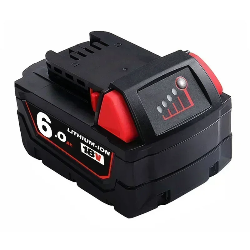 Original 18V 6.0Ah Replacement Lithium Ion Battery For Milwaukee M18 Power Tool Batteries 48-11-1815 48-11-1850 48-11-1860 Z50