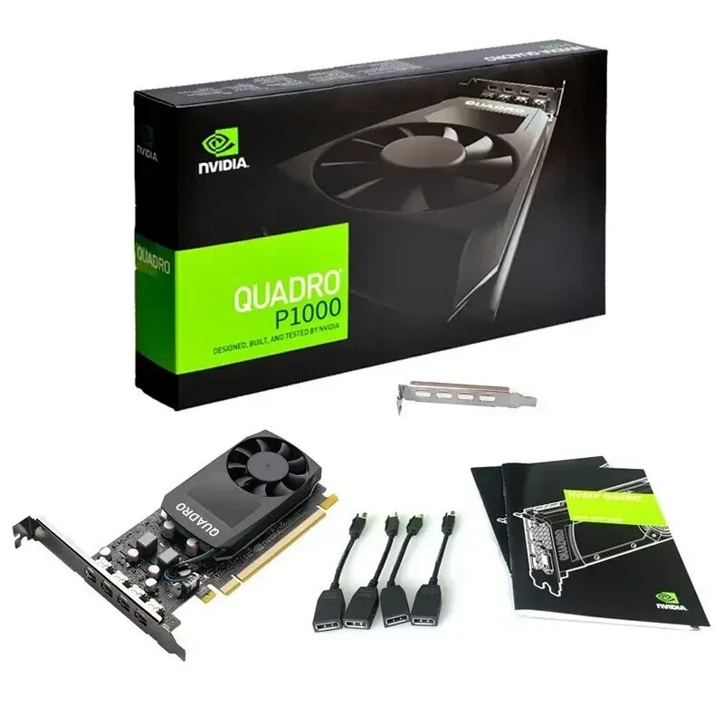 Stock New Quadro P1000 4G GDDR5 ECC Video P40 card Graphic Card