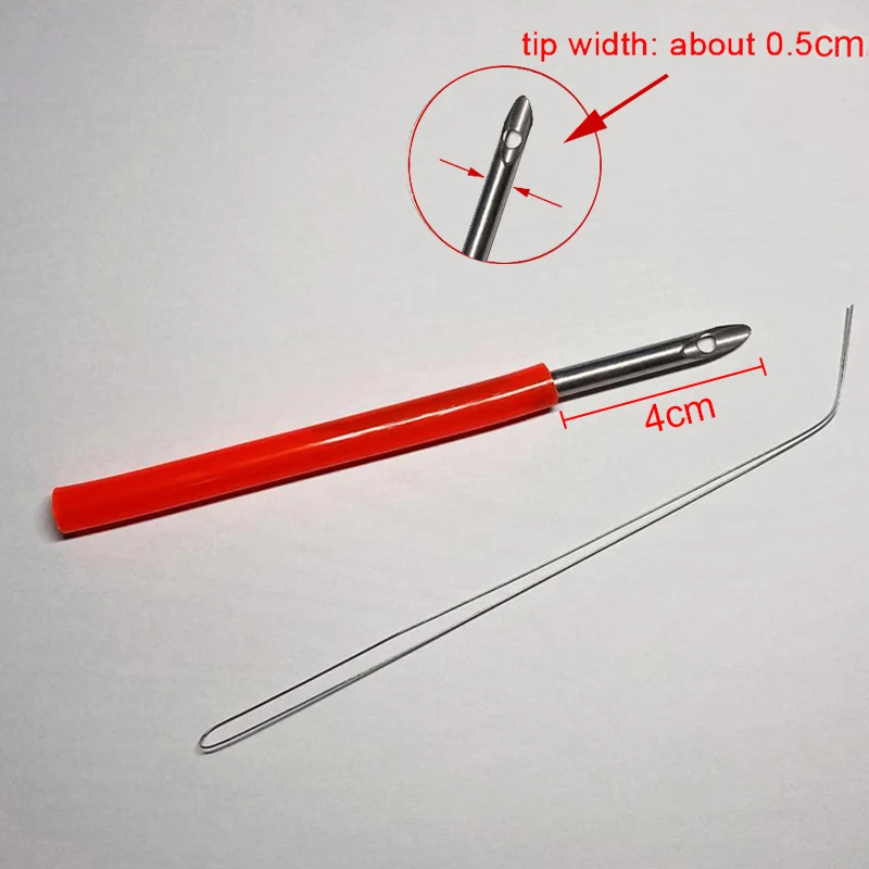 Einstellbare Punch Nadel Stickerei Dicke Messing Nadel Wollfilz Handwerk Stossen Werkzeuge Stift DIY Magie Teppich Haken Handarbeiten Stricken – Detail 3