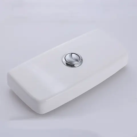 범용 직사각형 ABS 화장실 듀얼 푸시 버튼, 8.3x4.4cm, 화장실 물 탱크, 세라믹 커버 스위치 푸시 버튼, J17347 Best5 9 변기 변기 물 탱크 플러시 단추, 단추 변기 단추 상단에 더블 프레스 플러시 스위치, 홈 액세서리