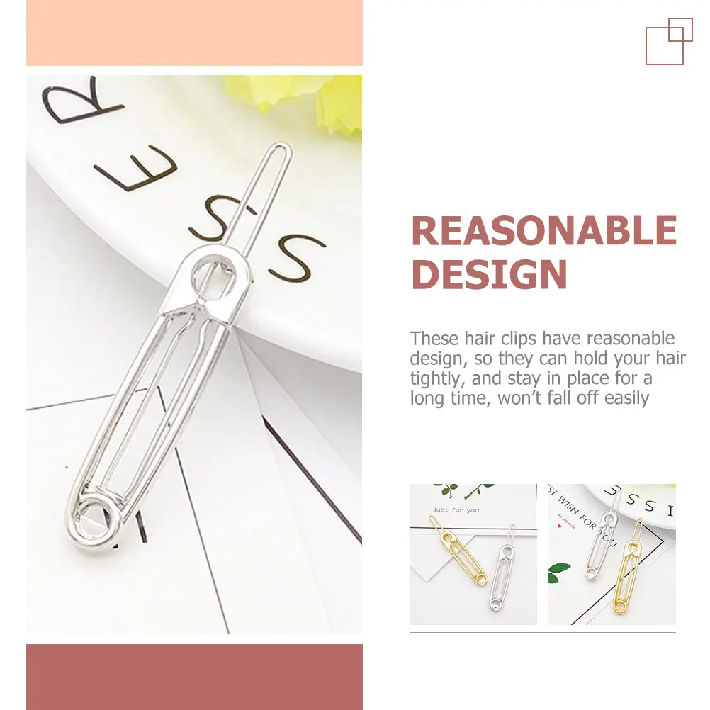 

12pcs Girl Clips Durable Metal Barrettes Snap Pin Hair Clips For Women Accessories For Hair Pin Women Hairstyling