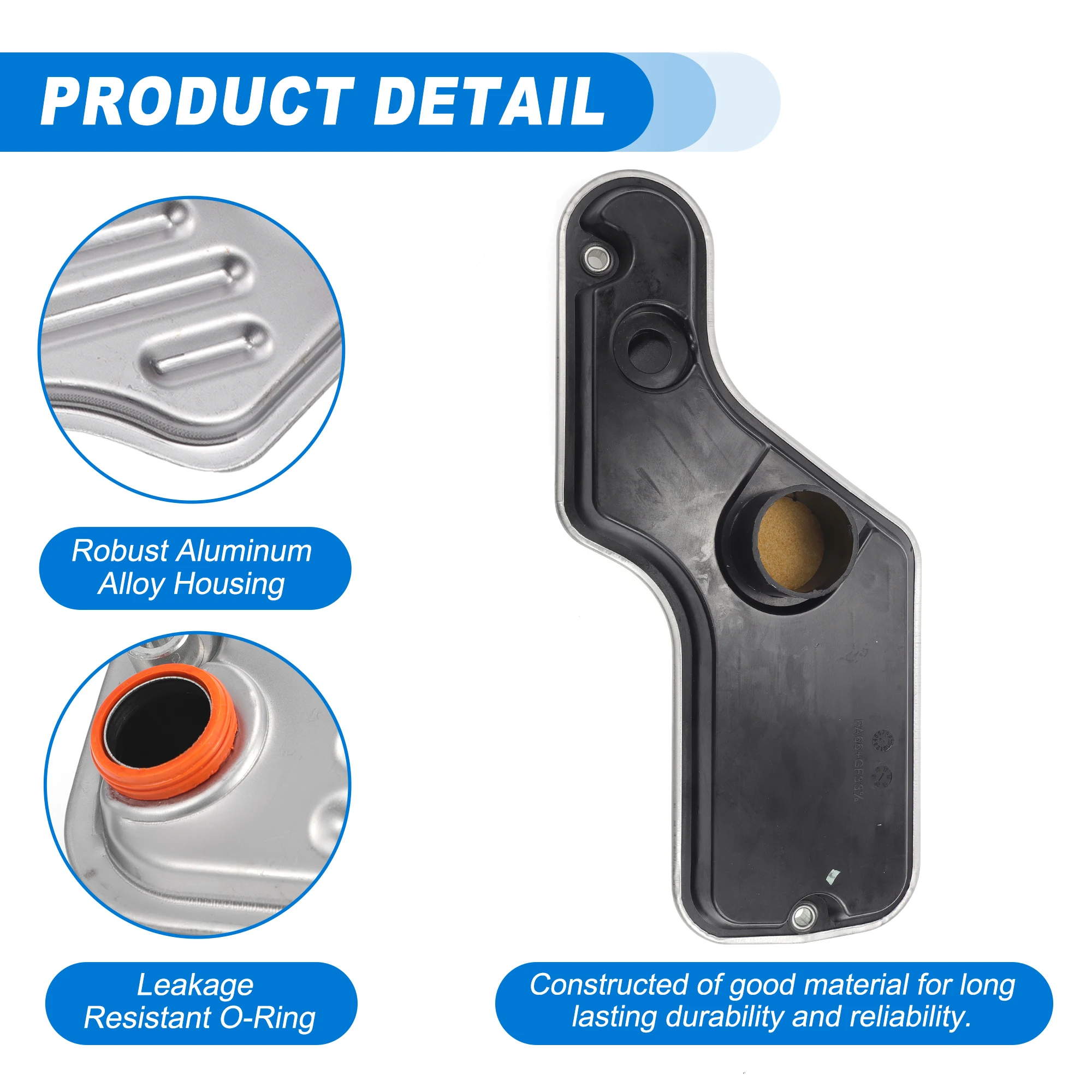UXCELL 5R55N 5R55S LOW Automatic Transmission Filter Oil Pan Fit for Ford for Mustang 2005-2010 No.3W4Z7A098AA - view 4