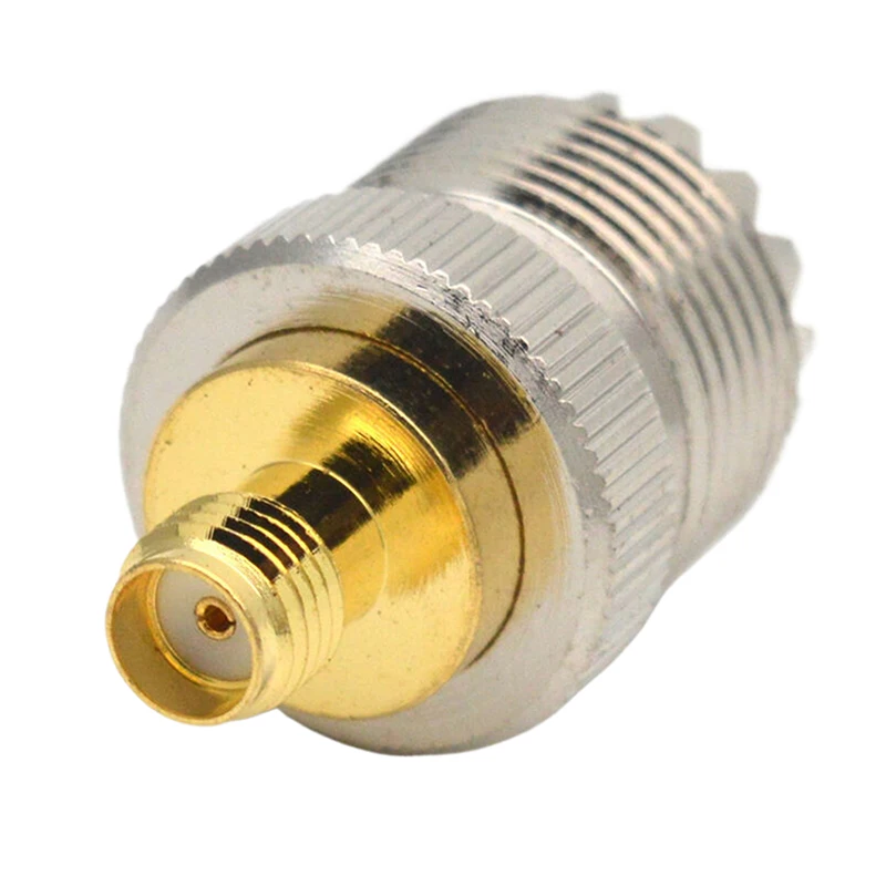 2PCS Rf Coaxial Connector So239 Uhf Female To Sma Female Adapter Walkie-Talkie Hand-Held Antenna Adapter
