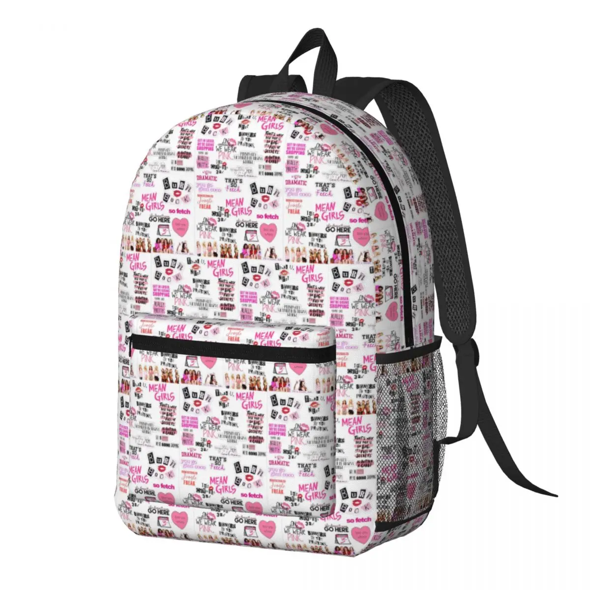 

Burn Book - Mean Girls Backpack Daypack Large Capacity Boys Girls BookBag School Bag Shoulder Bags for Men Women