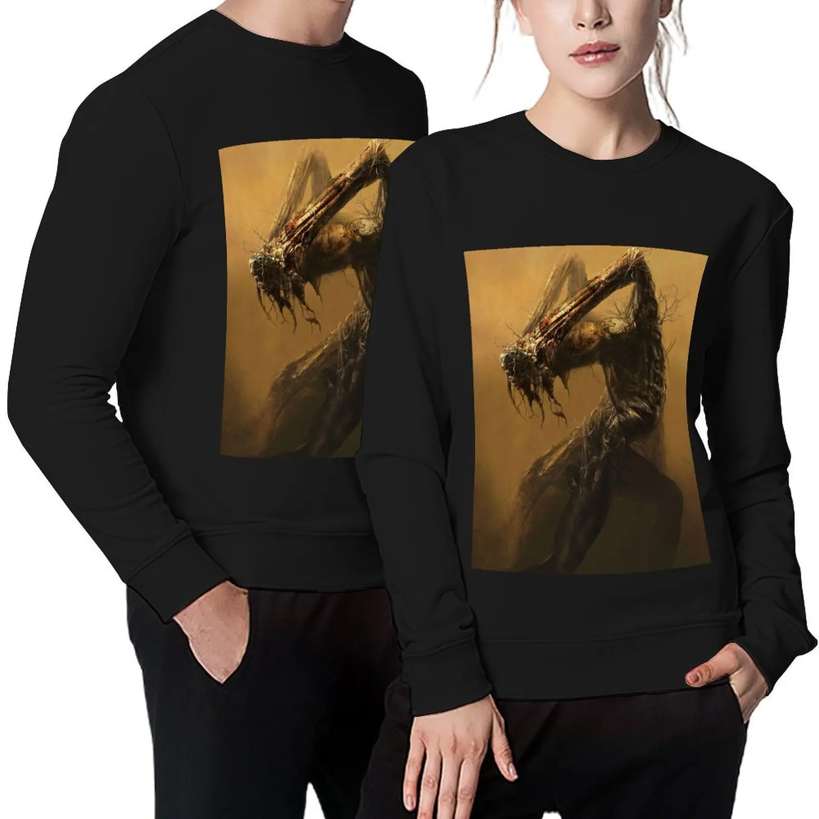 

Untitled (Despair) by Zdzislaw Beksinski Pullover tracksuit men's winter sweater mens clothing men clothes sweatshirts