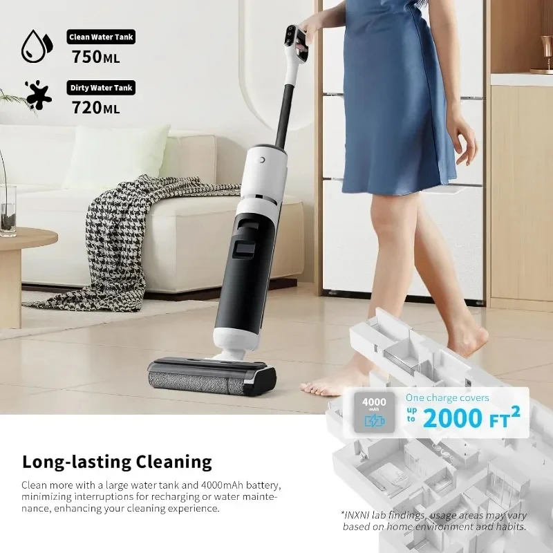 Cordless Wet Dry Vacuum Cleaner Self Cleaning, Vacuum and Mop,  Wet  Vacuum Mop  home appliance