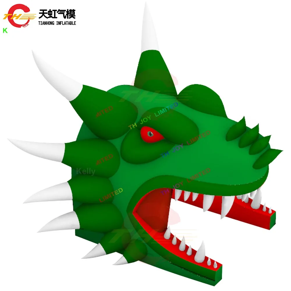 باب مجاني السفينة العملاقة التنين رئيس نفخ نفق خيمة تفجير المرحلة خيمة المأوى مع منفاخ للبيع