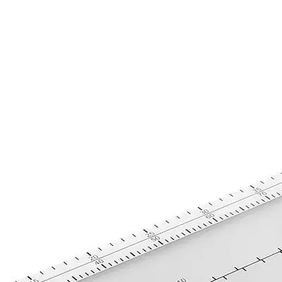 Transparent ABS Aviation For Plotter Slide Ruler 360 Degree Rotating Azimuth Scale For Pilot Flight Plan Vector Measuring