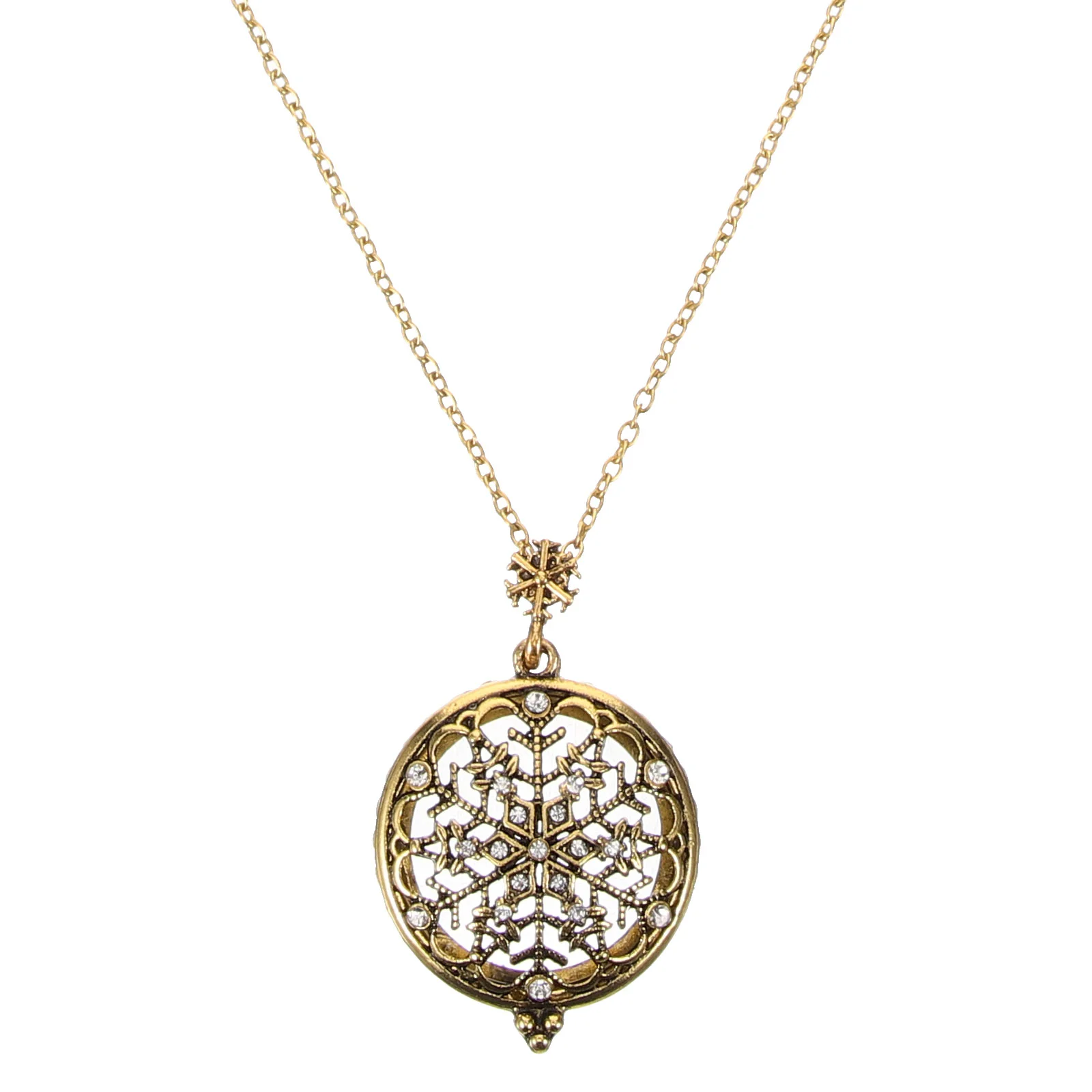 

Personality Magnifying Glass Necklace of The Lid Alloy Decorative Magnifier Pendant