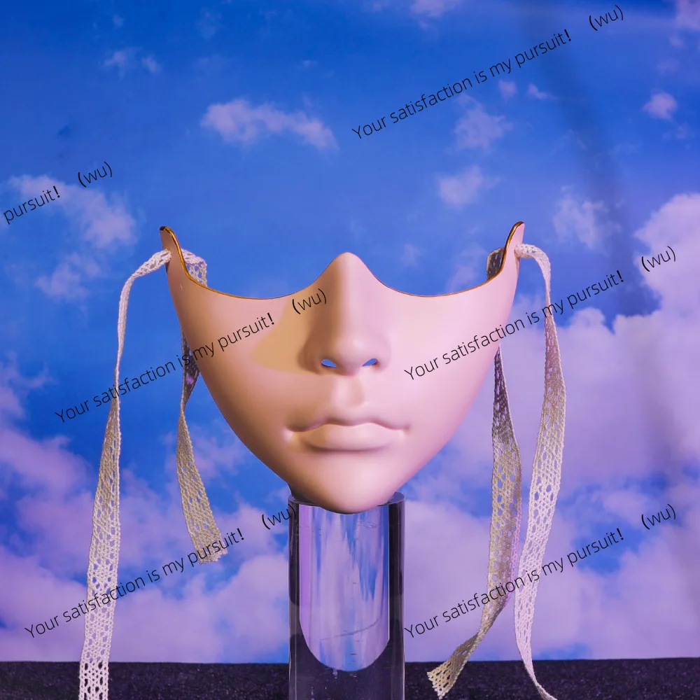 

Новый цветной костюм на половину лица, коллекция косметических реквизитов, декоративные механические маски для взрослых, мужские и женские маски