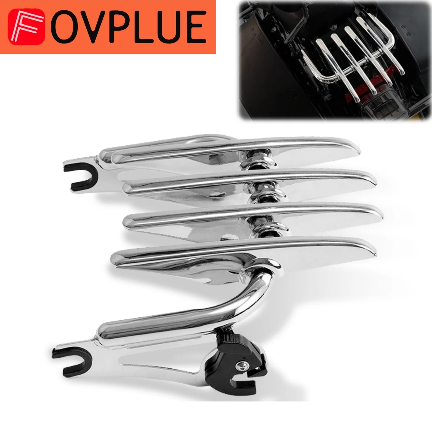 Motorcycle Detachable Two-Up Luggage Rack 2009-2026 For Harley Touring Road Glide  Electra Street Glide Road King Ultra Limited
