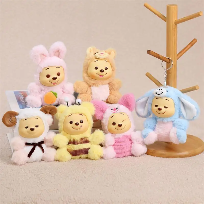 ديزني ويني بوه المشاغب حفلة أفخم صندوق أعمى بوه الدب حقيبة قلادة مفاجأة دمية هدية لطيف ويني بوه صندوق غامض #1