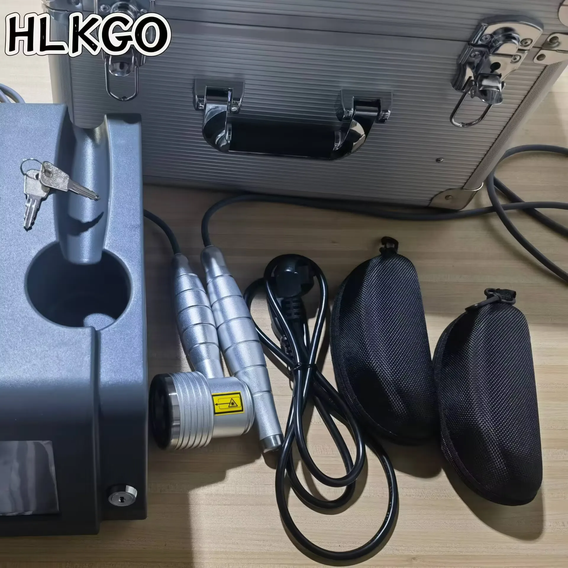 HLKGO Professional 1055mW Dual-Wavelength LLLT - 650nm & 808nm Cold Laser for Fast Pain Relief & Tissue Healing