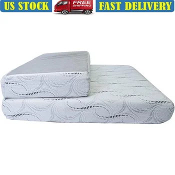 Comfortable Memory Foam Bifold RV Short Queen Mattress 8 Inc...